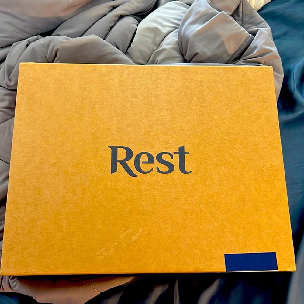 Rest ever cool fitted sheet King (ivory)